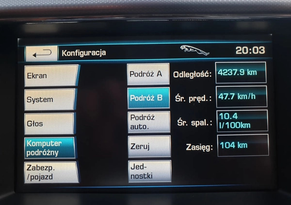 Jaguar XF cena 58000 przebieg: 65000, rok produkcji 2013 z Rzeszów małe 254